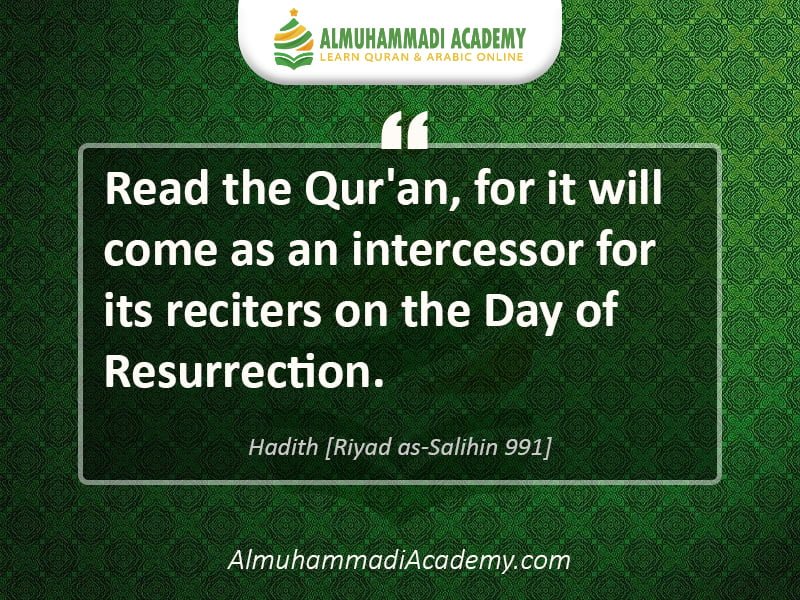 Hadith About Benefits of Reading Quran